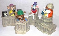 漢堡王1992 Burger King Kids Club  Capitol Critters Rat 地下白宮 1套