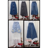 (2hand) jean skirt 2
