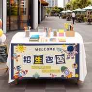 Ad Display Tablecloth