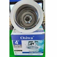 OSIWA Fitting Downlight 4 4 inch in inci Rumah Lampu Tanam Putih