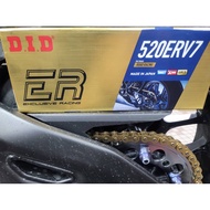 [Bell Motorcycle Boutique] DID Chain 520 ERV7 520-120 Mesh Top Gold