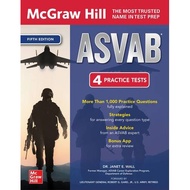 [100% Original Books] - McGraw Hill ASVAB, Fifth Edition by Janet E. Wall (US edition, paperback)