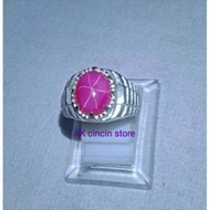 [ Gem Rock Stone ] Ruby Star Stone Ring