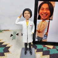 【客製化3D人像公仔】訂製手工似顏肖像娃娃醫生醫師護士生日禮物