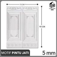 WALLPAPER FOAM MOTIF PINTU (PROMO COD) Wallfoam Dinding 3D Motif PINTU JATI 70X90CM Wallpaper Dinding 3D Motif Pintu Batik / Wallpaper Motif Pintu Kayu Jati / Wallpaper 3D Foam Motif Pintu / Wallpaper Foam 3D Timbul / Stiker Tembok Dinding