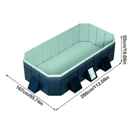 สระว่ายน้ำพับได้สระว่ายน้ำกลางแจ้งเด็กทารกอาบน้ำสำหรับสุนัขแมวอ่างอาบน้ำแบบพับได้สระว่ายน้ำว่ายน้ำสำหรับเด็กสัตว์เลี้ยงแบบพกพา