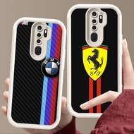 Case for OPPO Reno A5 A39 F11 2F A83 A9 2Z A37 2020 Pro Soft White E112 Fashion Logo