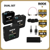 RODE Wireless GO II | Dual Channel Wireless Microphone System
