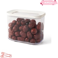 WUPEI47G9 Airtight Food Storage Container, Sealed Lids  Transparent Dry Food Storage Canister, Stack