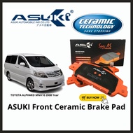 ASUKI Front Brake Pad Toyota Alphard MNH10 Alphard ANH10 Spare Part Ceramic Brake Pad CF-2223