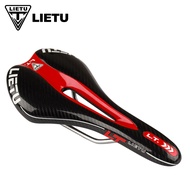 LIETU Bicycle Saddle Road Mountain Bike Carbon Fiber Saddle Bike Cycling Seat Cushion Pad Cover Anti-slip Waterproof Cushion