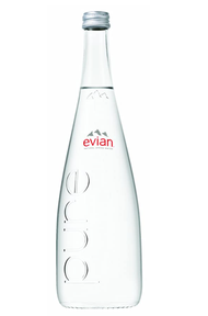 Evian ® Spring Mineral Water (750ml*12) Glass Bottled (France) Imported