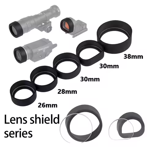 Tactical Hunting LED Lights Red Dot Sight Rubber Lens Cover Cap Guard Protector For M300 M600 X300 X