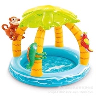 INTEX 58438 58417 Kolam Unicorn Kembung Bayi Kolam Renang PVC Luaran Kolam Renang Kanak-kanak Borong