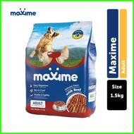 ➷ ✆ ⛅ Dog & Cat Bundle (Maxime Cat Dry Cat Food Tuna 1.2kg + Maxime Dry Dog Food Adult Beef 1.5kg)