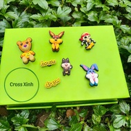 Cross slipper Charm, Sandal Sticker, Cross Drew House 3D funny and durable Jibbitz sandals with 7 im