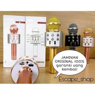 Original Mic Wster Ws 858 Wireless Bluetooth Karaoke - Ws 858 Original 100%