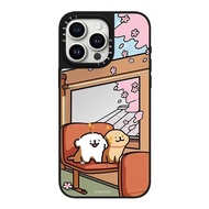 CASETIFY Cartoon Line Puppy iPhone17Pro Mirror 13 Apple 16 Magnetic 15/14 Phone Case 1205.04.02