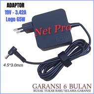 Charger Adaptor Asus Zenbook Pro 14 UX480F UX480FD UX480 Zenbook Pro Duo UX481F UX481 Logo 65W -NPRO