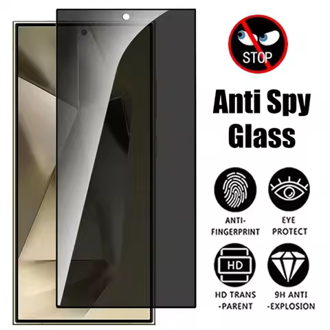 Anti-Spy Tempered Glass For Samsung Galaxy S25 Ultra Privacy Screen Protectors Sumsung S24S 24 Ultra