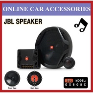 JBL GX Series GX608C 6.5" 2-Way Component Speaker System with Polypropylene Cones (Pair) - Black - 7