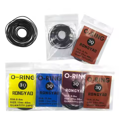 1 Pack 0.5/0.6/0.7/0.8mm Watch Gaskets Back Cover Durable Waterproof Rubber O-Ring Repair Tool Acces