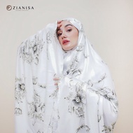 Mukena LAKEYA x ZIANISA FLORIS Bahan Premium Silk Dewasa Jumbo Limited