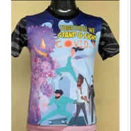 Tshirt sublimation  ( Covid-19 SFC )Stand & Fight