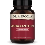 Dr. Mercola Organic Astaxanthin, 12 mg, 30 Capsules (30 Servings)(packaging may vary)