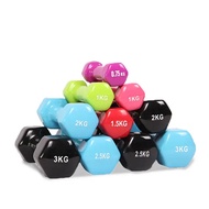 High quality rubber coated dumbbells, class 1 beautiful dumbbells, dumbbells 6KG - 5KG - 4KG - 3KG -