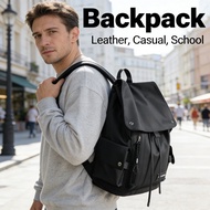 Casual School Pack Bag Pack Bag Backpack Leather