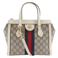 Pre-owned Gucci Off-dias Small Handbag, 2-Way Shoulder Bag 547551, GG Supreme Canvas, Beige, Crossbo