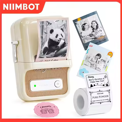 NIIMBOT B21 Pro Label Maker 300DPI Mini Printer Adhesive Label Printer Print for Home Organization/P