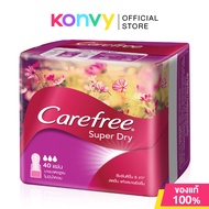 Carefree Super Dry Regular แคร์ฟรี แผ่นอนามัย 40pcs (Scented/Unscented)