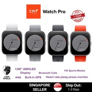 (SG) CMF Watch Pro D395 (CMF by Nothing) 1.96 Inches AMOLED – 110 Sports Modes, Health Monitor, GPS, Bluetooth Calls