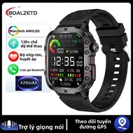 Đồng Hồ Thông Minh Quân Đội Nam 2025 IP68 5ATM Chống Nước Thể Thao Ngoài Trời Theo Dõi Sức Khỏe 1.96