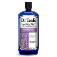 Dr Teal’s Foaming Bath with Pure Epsom Salt Soothe &amp; Sleep with Lavender 34 fl oz Purple