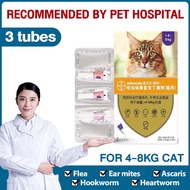 3 tubes Bayer Advocate Spot On for Cats up to 4kg