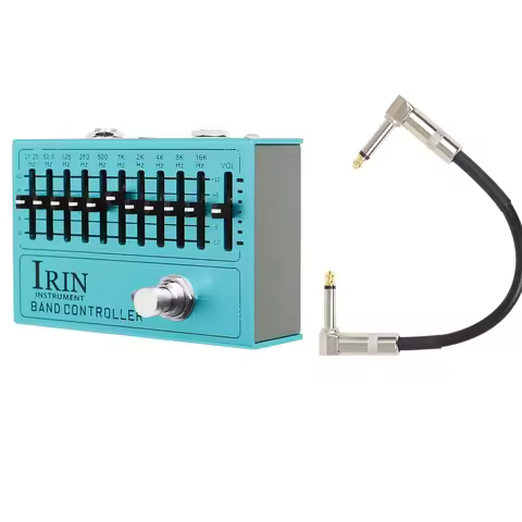 IRIN AN-40 10 Band EQ Electric Guitar Effect Pedal Controller Equalizer True Bypass Adjustable Knobs