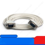 RS232 DB9 Serial Cable Male to Male Straight Connector 1.5m Long IC2 Components