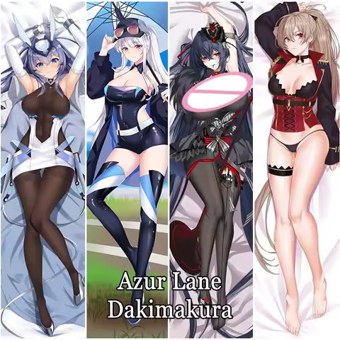 Azur Lane Dakimakura New Jersey USS Enterprise MNF Jean Bart Taiho Cosplay Pillow Case Hugging Body 