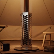 [lzdjlmy1zs] Stove Chimney Shield Silver Cover H40cm T0.7mm
