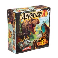 AdventureX Jurassic World Dinosaur-Themed Escape Room Single Use Board Game, Box is Part of The Game