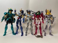 聖鬥士星矢 聖衣神話5隻 5小強 星矢 一輝 紫龍 冰河 阿舜 天馬 天龍 仙女 天鵝 鳳凰 最終青銅聖衣 原裝正版 價高者得 長期入袋保存 配件相有心機會後補 只限柴灣區商業大廈office當面交收