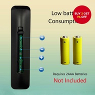 新款海尔智能电视遥控器替代品，适用于H32K66UG、H43K66UG、H50K66UG、LE40K6600G和H50S6UG型号。 Pengganti Kawalan Jauh Baharu unt