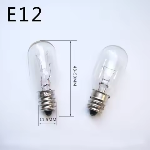 24V 30V 110V 220V E12 Indicator Light Bulb E12 5W 8W 10W 15W Screw Machine Nightlight Lamp 10pcs