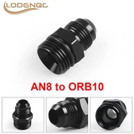 Adapter Fitting ORB-10 O-ring Boss AN10 10AN AN-10 To AN8 8AN  AN-8 Male Adapter Fitting Black LC101