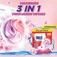Breeze 3in1 High Power Laundry Capsules / Super Clean Breeze Laundry Pods