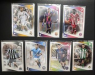 Topps Chrome UEFA Champions League Soccer Cards 七張 西甲德甲英超法甲 足球卡