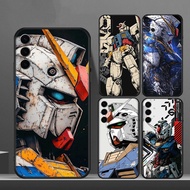 for Samsung A07 A17 A56 A36 A26 S25 Fe Edge Plus Ultra Anime Cartoon Gundam TPU soft silicone phone 